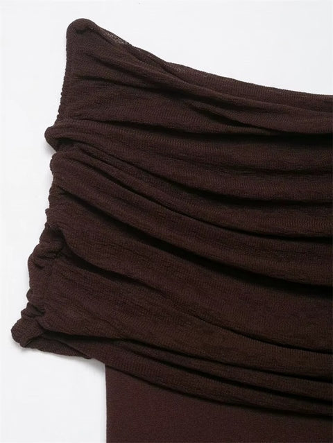 New Off-The-Shoulder Ankle-Length Dress CODE: KAR4135