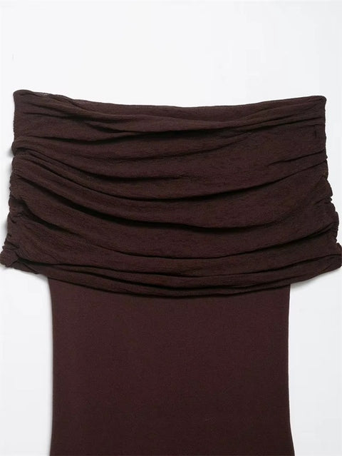 New Off-The-Shoulder Ankle-Length Dress CODE: KAR4135