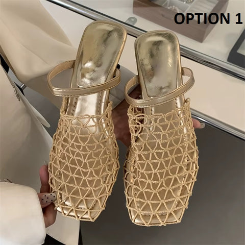 New Fashion Strange Style Square Toe Shallow Shoes CODE: KAR4144