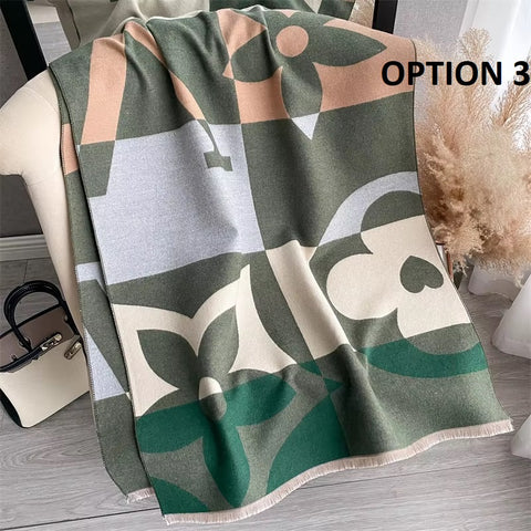 New Fashion Thick Warm Cashmere Shawl Wrap CODE: KAR4147