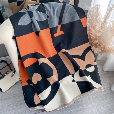 New Fashion Thick Warm Cashmere Shawl Wrap CODE: KAR4147