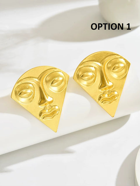 New Fashion Elegant Unique Shaped Artistic Earrings CODE: KAR4148