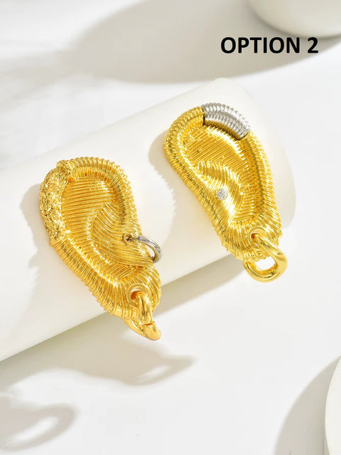 New Fashion Elegant Unique Shaped Artistic Earrings CODE: KAR4148