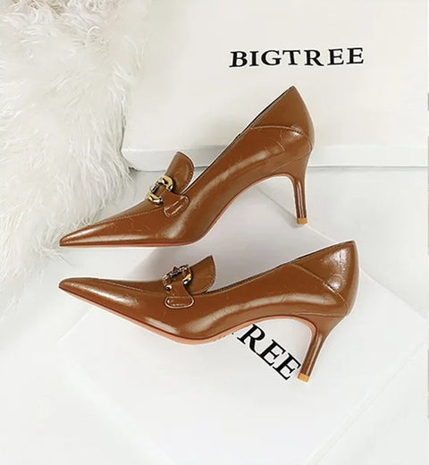 New Fashion Metal Chain High Heel Pumps CODE: KAR4169