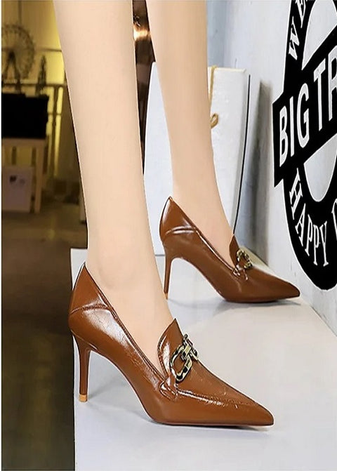 New Fashion Metal Chain High Heel Pumps CODE: KAR4169