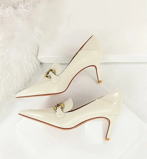 New Fashion Metal Chain High Heel Pumps CODE: KAR4169