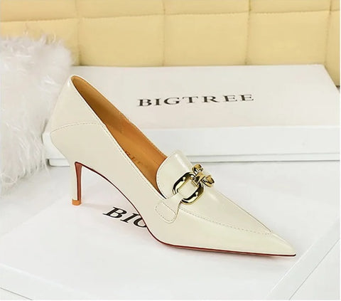 New Fashion Metal Chain High Heel Pumps CODE: KAR4169
