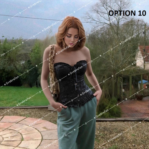 New Fashion Sexy Plus Size Bustier Top CODE: KAR4178