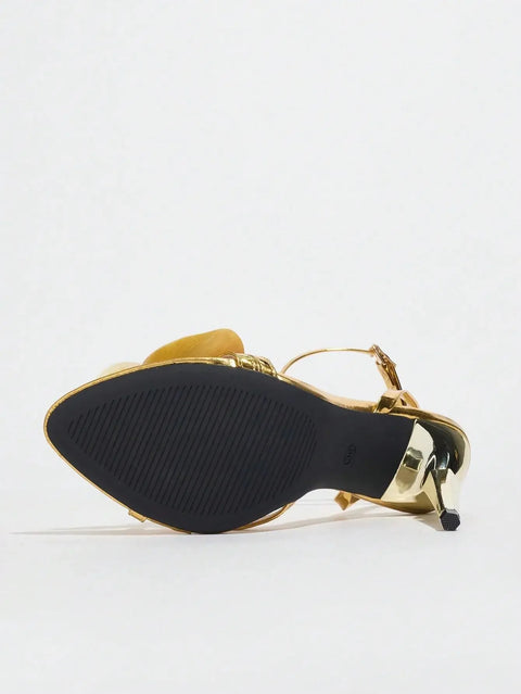 New Fashion Three-Dimensional Flower High Heels CODE: KAR4194