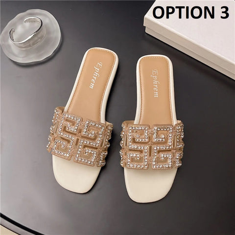 New Fashion Crystal Diamond Designer Flat CODE: KAR4198
