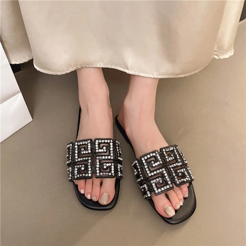 New Fashion Crystal Diamond Designer Flat CODE: KAR4198