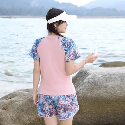 New Conservative summer fashionable swimsuit 2-piece set CODE: KAR4200