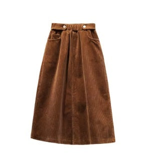 New Plus Size Fashionable Commuter Style Midi Skirt CODE: KAR4204