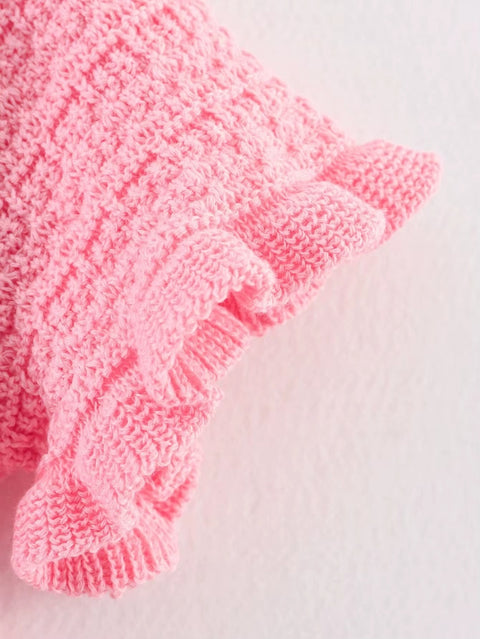 New Knitted Single-breasted T Shirt anad Long skirt Set CODE: KAR4211