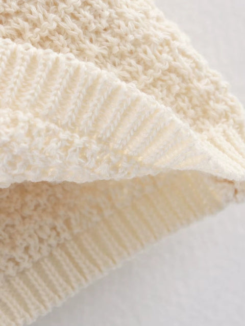 New Knitted Single-breasted T Shirt anad Long skirt Set CODE: KAR4211