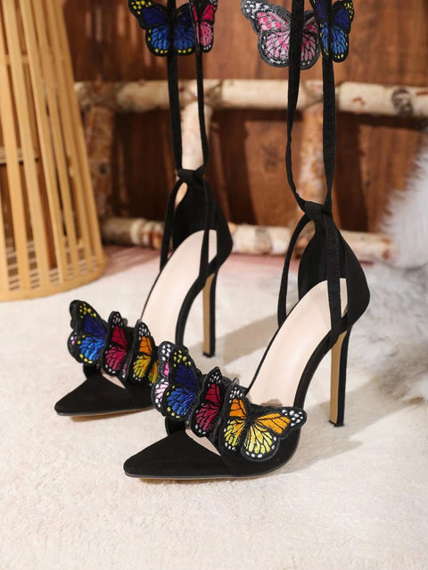 New Fashion Peep Toe Butterfly High Heels CODE: KAR4219