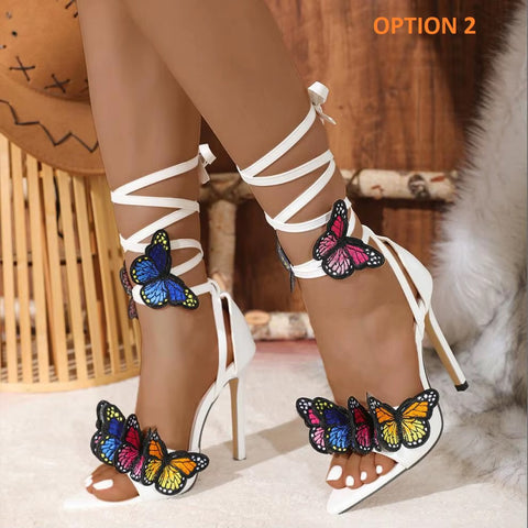 New Fashion Peep Toe Butterfly High Heels CODE: KAR4219