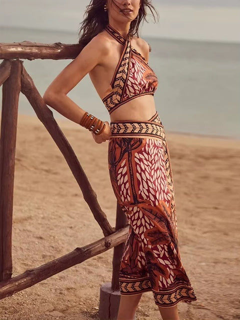 New Crisscross Neck Tie Side Bikini Swimming Bathing Suit CODE: KAR4226