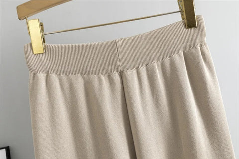 New Chic Knitted Sweater & Pants 3 Piece Sets CODE: KAR4230