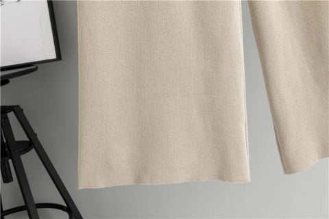 New Chic Knitted Sweater & Pants 3 Piece Sets CODE: KAR4230