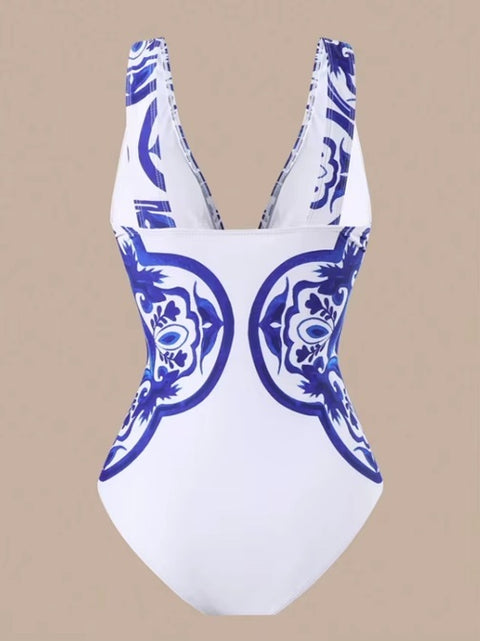 New printed design sexy backless bikini beach swimsuit CODE: KAR4243