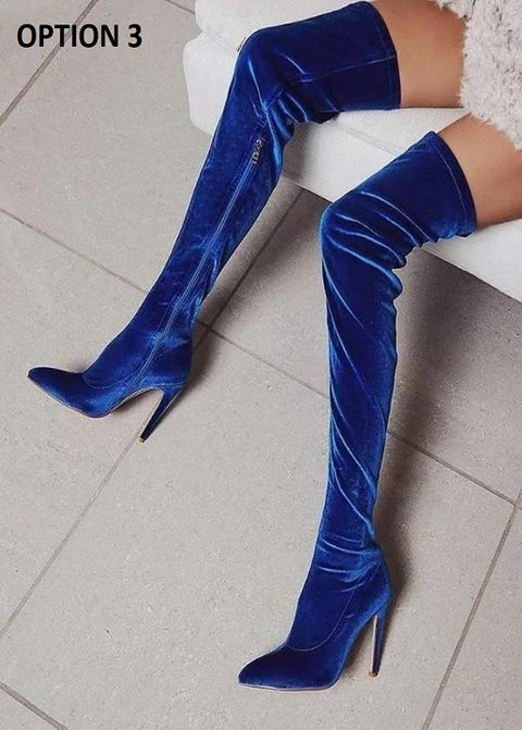 New style Over The Knee Zipper Long Boots CODE: KAR4245