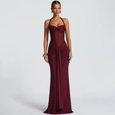 New Fashionable Sexy Wrap Long Dress CODE: KAR4247