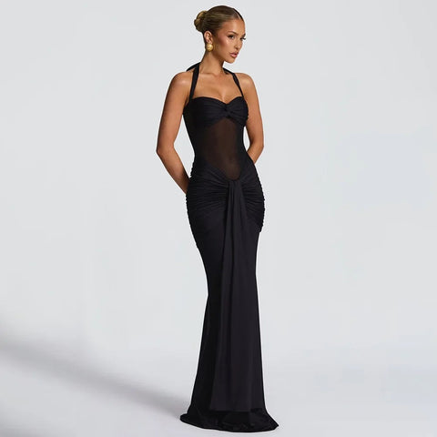 New Fashionable Sexy Wrap Long Dress CODE: KAR4247