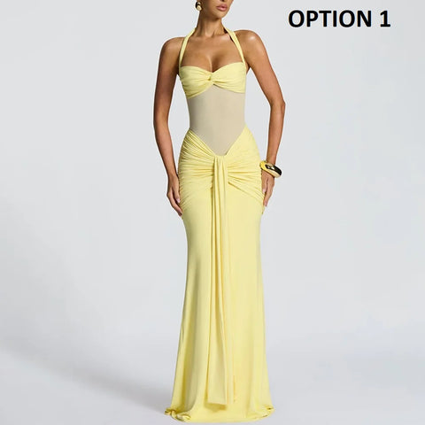 New Fashionable Sexy Wrap Long Dress CODE: KAR4247
