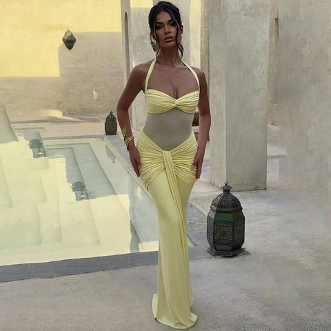 New Fashionable Sexy Wrap Long Dress CODE: KAR4247