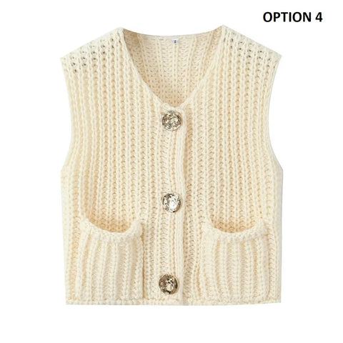 New Style V-Neck Cardigan With Pocket CODE: KAR4252