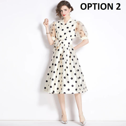 New Fashion Elegant Dot Print Party Prom Dresses CODE: KAR4254