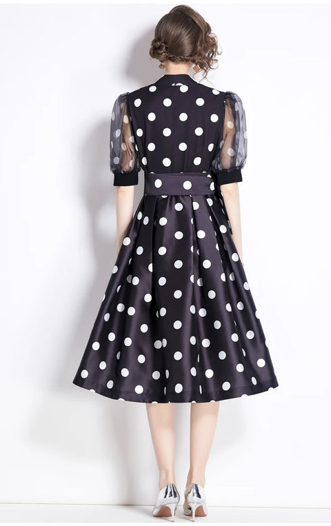 New Fashion Elegant Dot Print Party Prom Dresses CODE: KAR4254