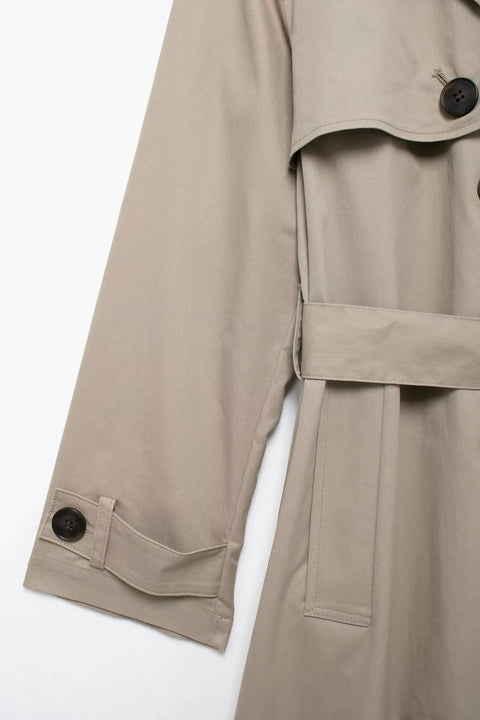 New Fashionable Long Sleeve Windbreaker Coat with Belt CODE: KAR4274