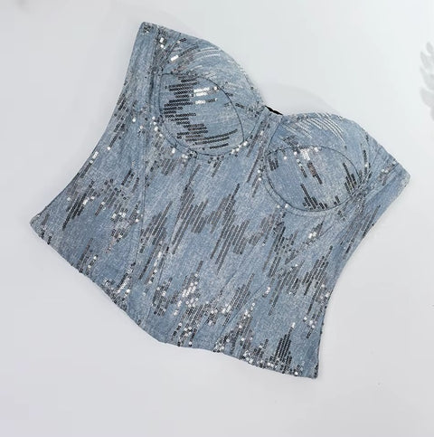 New Sexy Backless Slimming Tube Push Up Top CODE: KAR4284