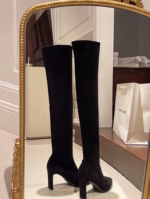 New Fashion Elegant Pointed Toe Over-the-Knee Boots CODE: KAR4285