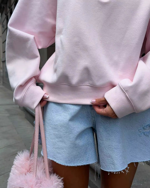 New Fashionable Loose Casual Embroidered Lazy Style Top CODE: KAR4287