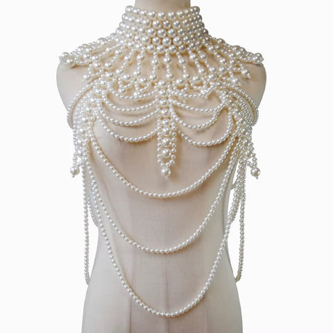 New Fashion Handmade Multi-Layer Pearl Necklace Jewelry CODE: KAR4302