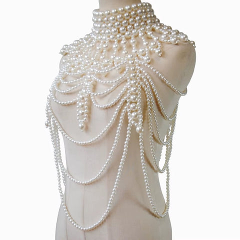 New Fashion Handmade Multi-Layer Pearl Necklace Jewelry CODE: KAR4302