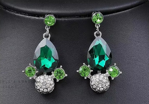 New Fashion Crystal Alloy Necklace And Earring Set CODE: KAR4304