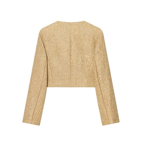 New Fashionable High-Grade Structured Short Jacket CODE: KAR4305