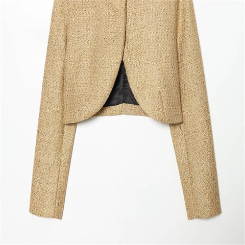 New Fashionable High-Grade Structured Short Jacket CODE: KAR4305