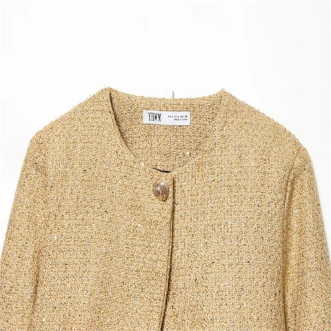 New Fashionable High-Grade Structured Short Jacket CODE: KAR4305