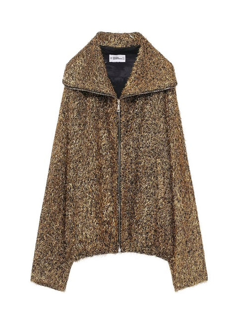 New Fashion Metallic Pilot Jacket CODE: KAR4306