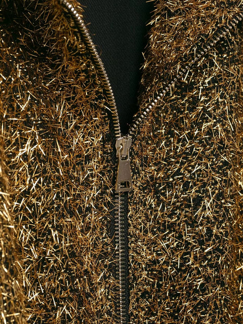 New Fashion Metallic Pilot Jacket CODE: KAR4306