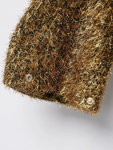 New Fashion Metallic Pilot Jacket CODE: KAR4306