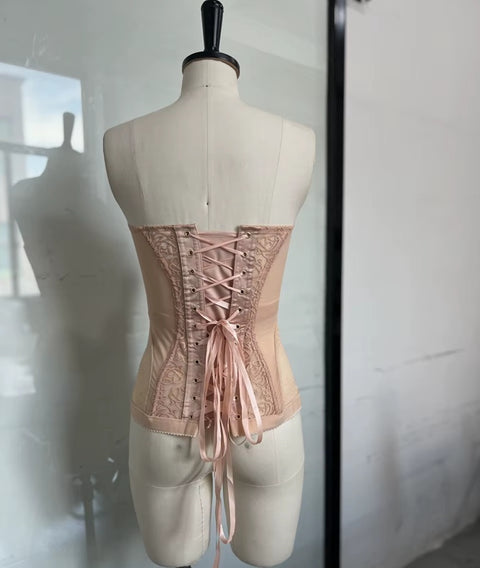 New Sexy Tight Corset Lace Hollow Sleeveless Strapless Top CODE: KAR4316