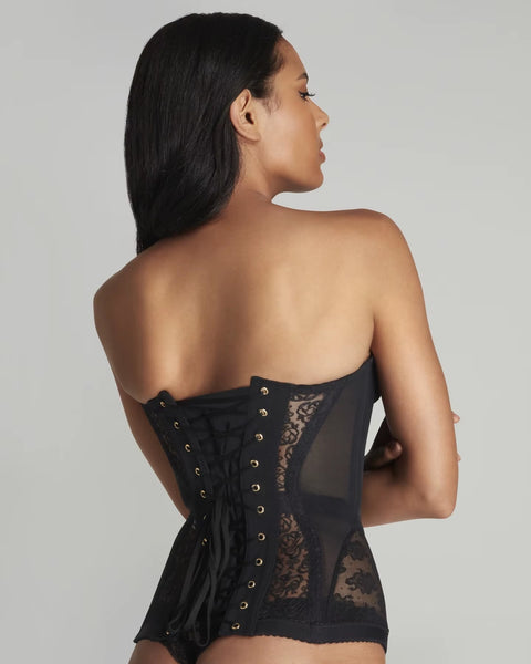 New Sexy Tight Corset Lace Hollow Sleeveless Strapless Top CODE: KAR4316