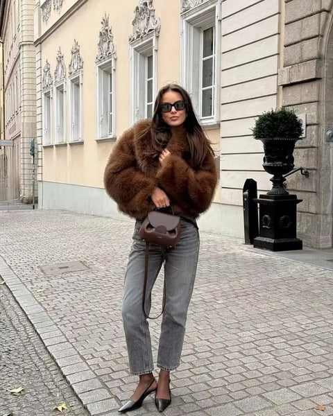 New Fashion Winter Fox Fur Jacket CODE : KAR4320