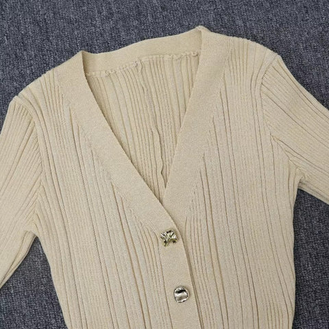 New Fashion Autumn Knit Mermaid Long Dress CODE: KAR4330